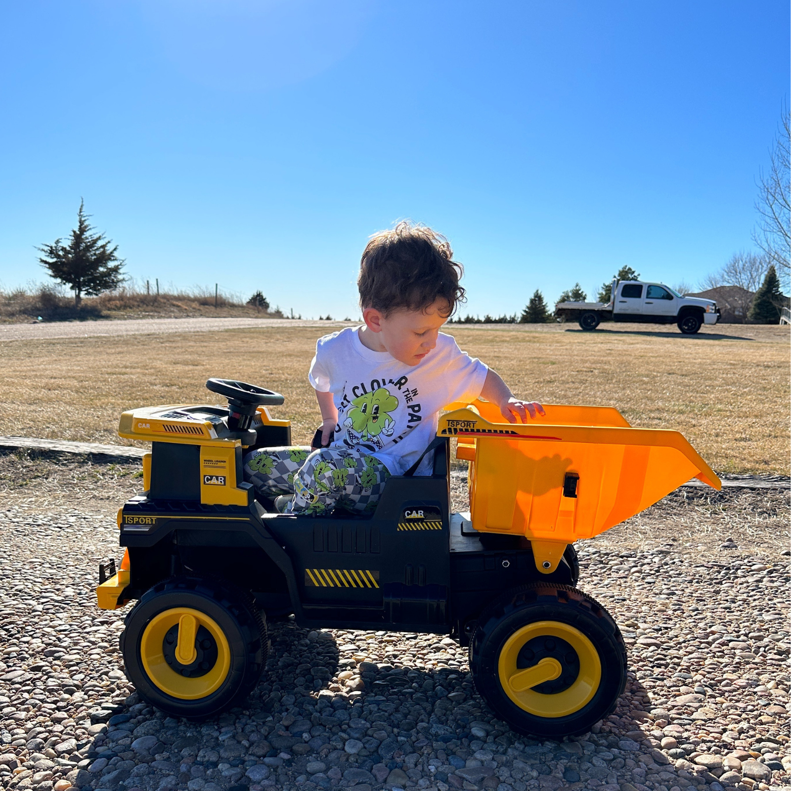 Experience Thrilling Adventures with the XJD 12V Kids Ride On Truck Car