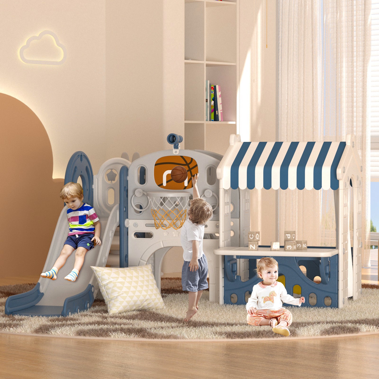 Unveiling the Ultimate Playtime Haven: The XJD 10 in 1 Toddler Slide with House