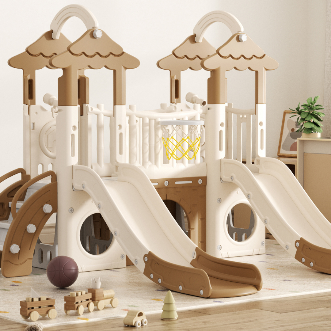 Unveil the Ultimate Play Haven: The 9-in-1 Toddler Slide Set