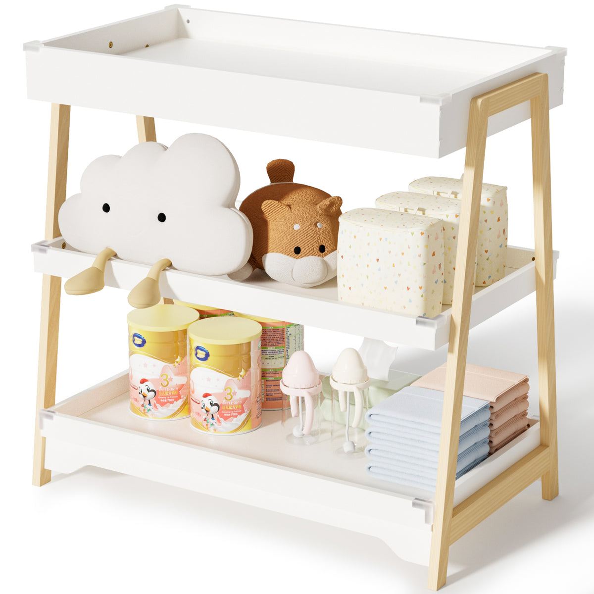 KORIMEFA Baby Changing Table with Pad