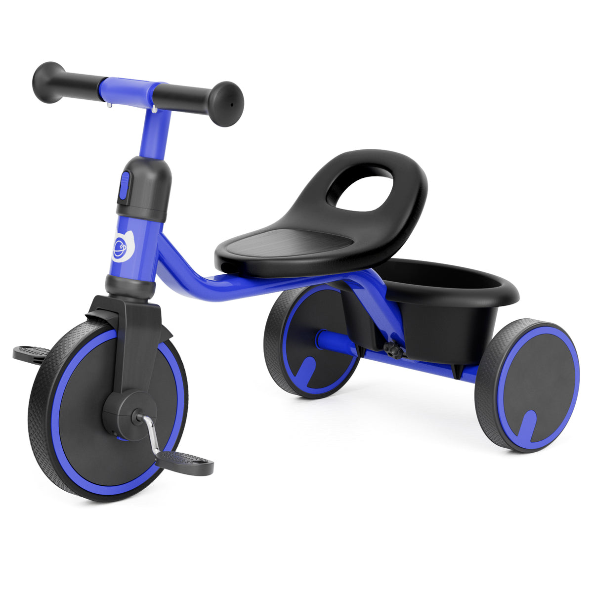 KORIMEFA Toddler Tricycle for 2-5 Year Old, Kids Trike with Storage Basket 3 Wheel Bike Birthday Toys Gift for Girls Boys
