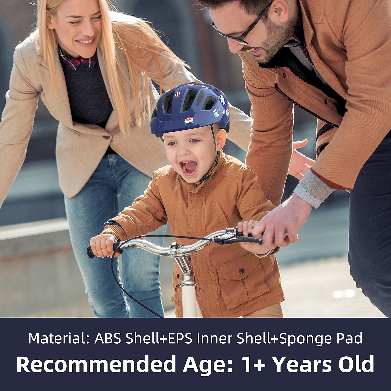 XJD Kids Helmets Astronaut In Blue Adjustable Helmet for Kids In Stock USA