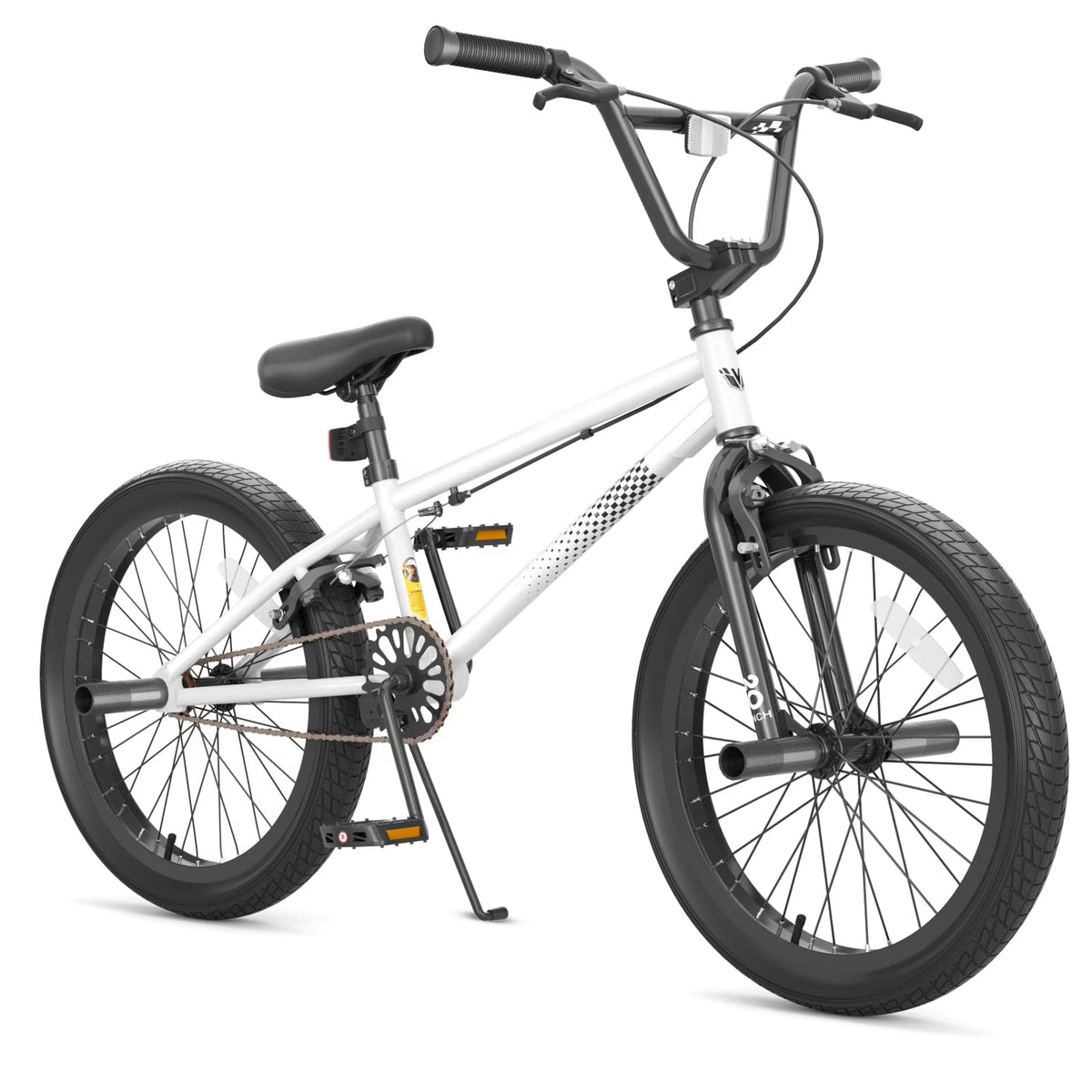 KORIMEFA Freestyle Kids BMX Bikes 18 20 Inch Kids Bicycles for Years Old Boys Girls Teen with Adjustable Seat and Handbrake, for Kids 7-13 Beginner-Level to Advanced Rider