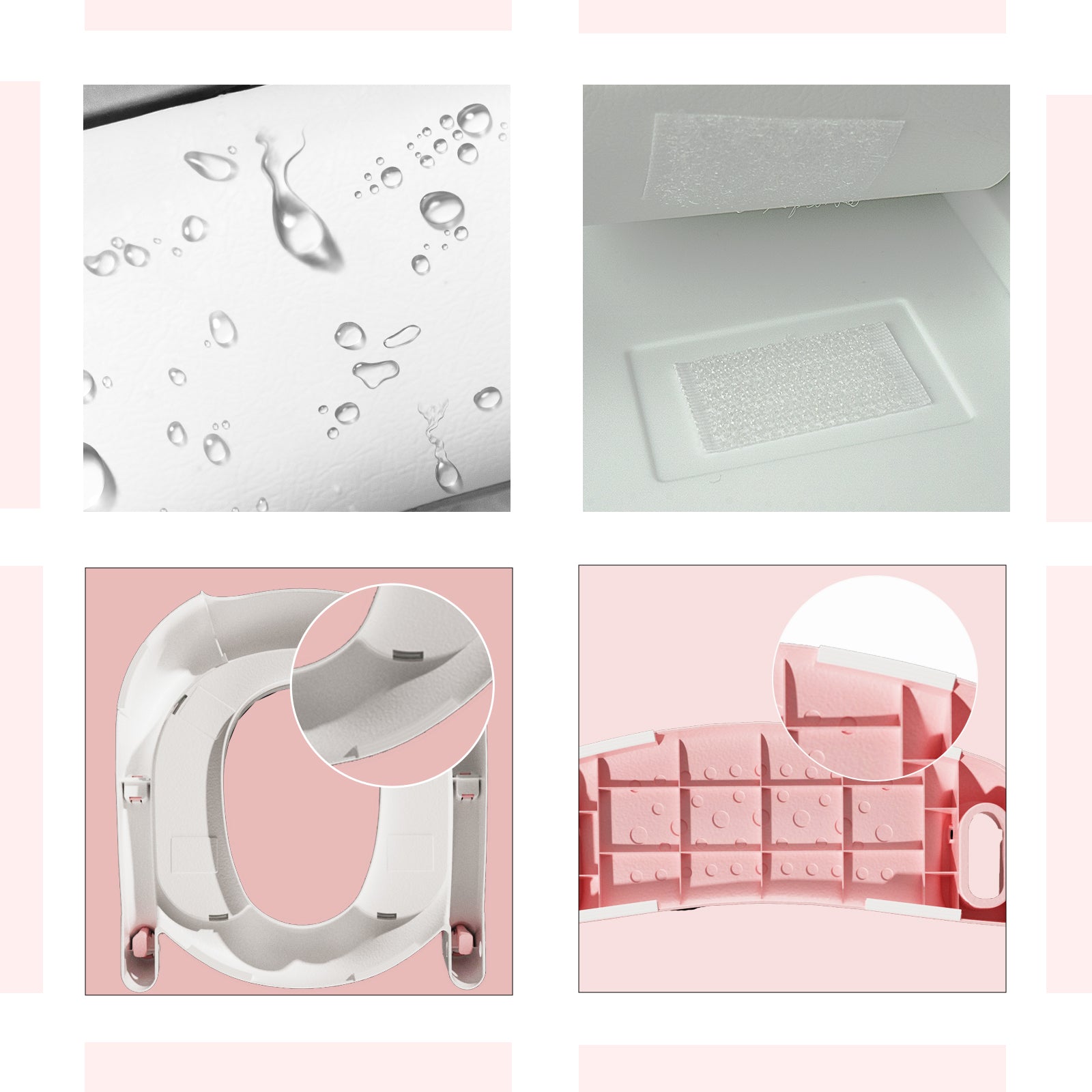 GLAF Toddler Potty Training Seat for Toilet with Ladder in pink In Stock USA