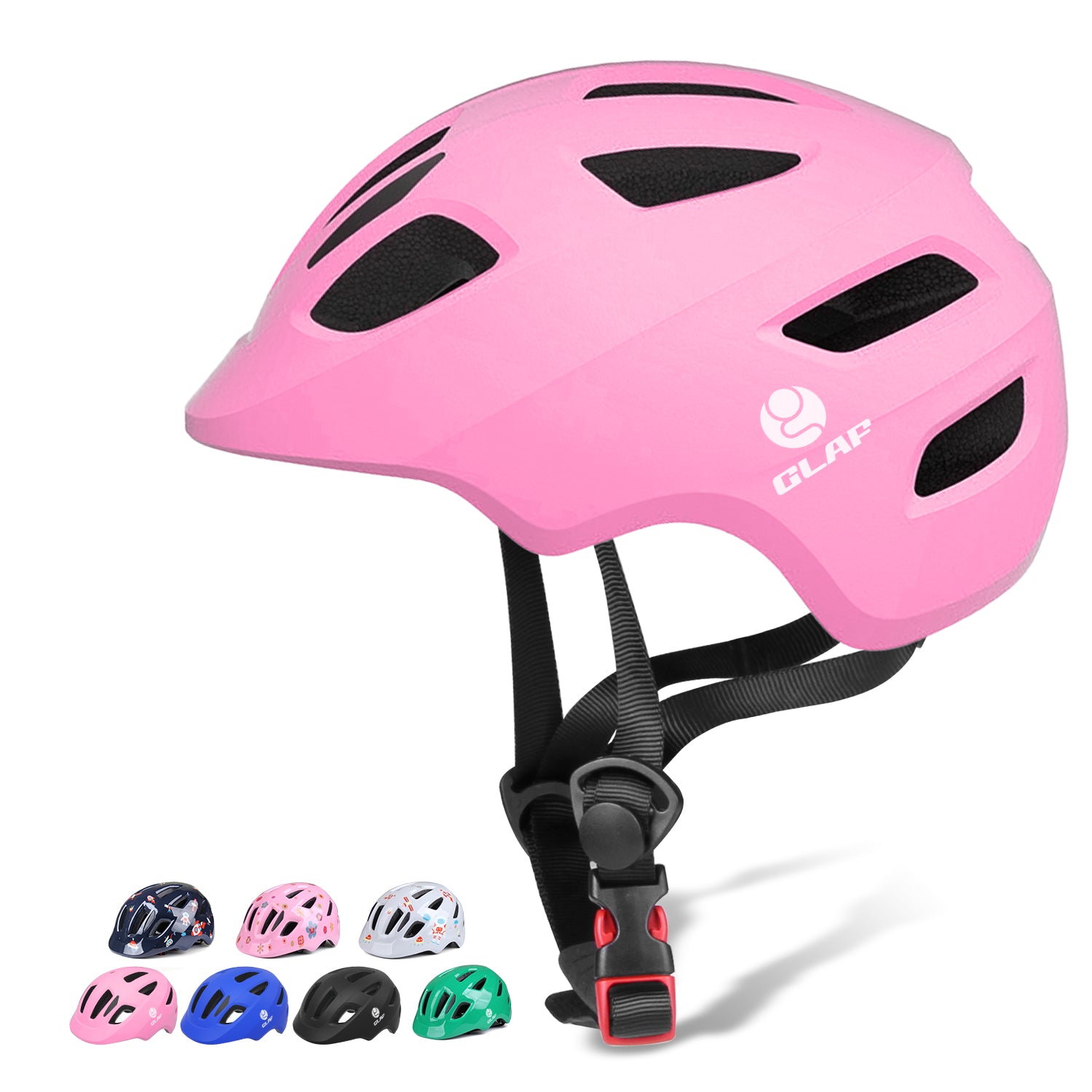 bike helmets pink Glaf Kids Helmets Matte Pink In Stock USA