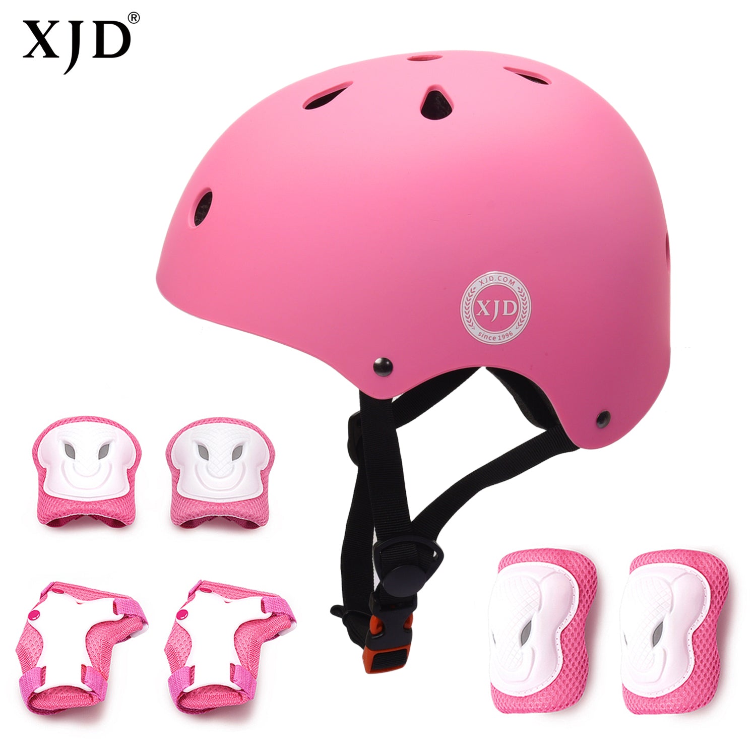 XJD Kids Helmet Sets In Pink In Stock USA - Main Image