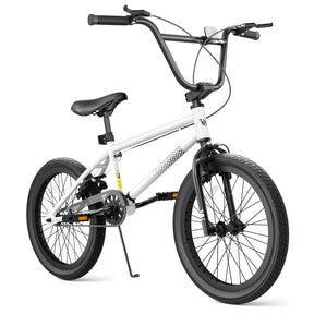 KORIMEFA Freestyle Kids BMX Bikes 18 20 Inch Kids Bicycles for Years Old Boys Girls Teen with Adjustable Seat and Handbrake, for Kids 7-13 Beginner-Level to Advanced Rider