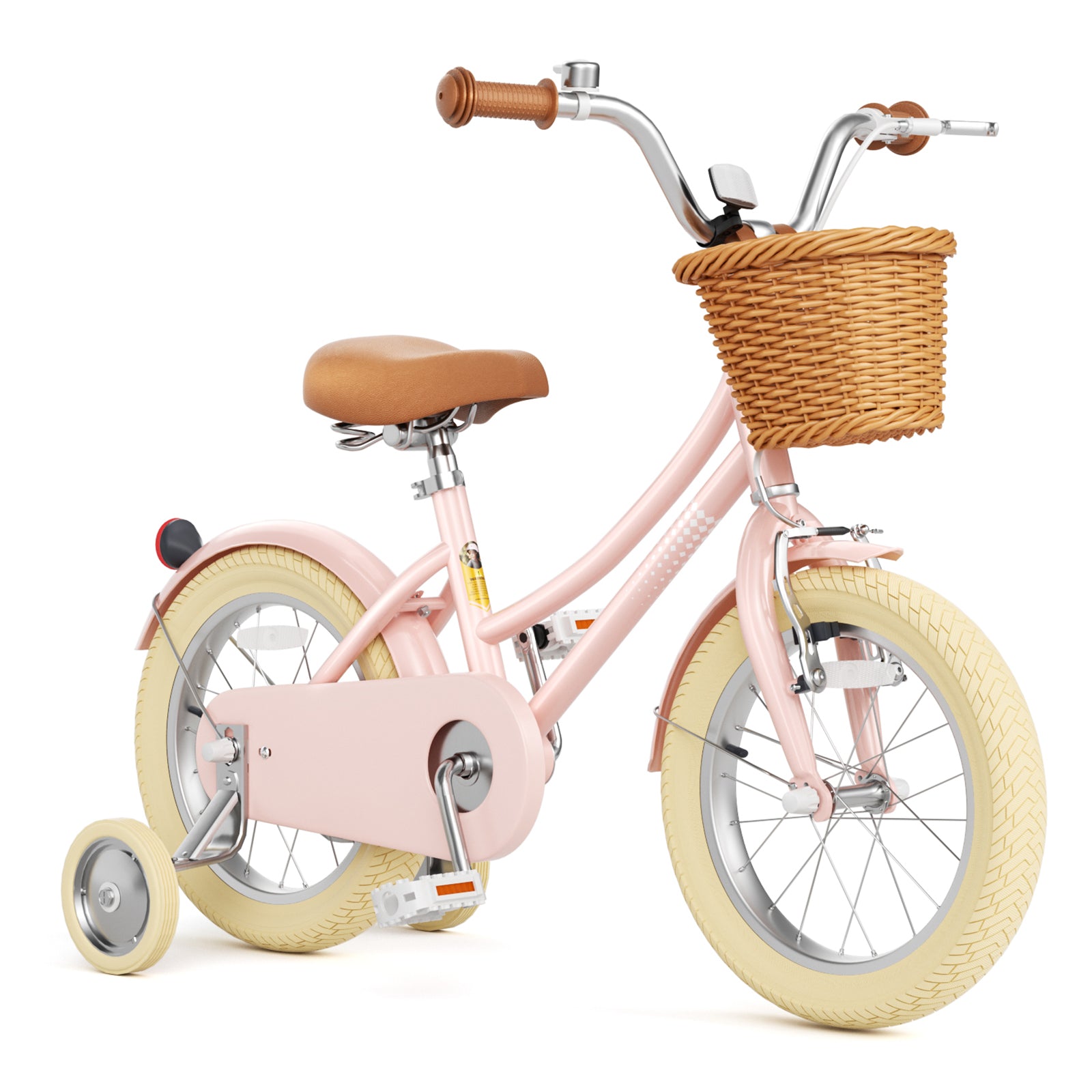 KORIMEFA Girls Bike for 3-12 Years Old Toddlers , 12 14 16 Inch Kids Bike with Training Wheels , 20 Inch Children Bicycles with Kickstand