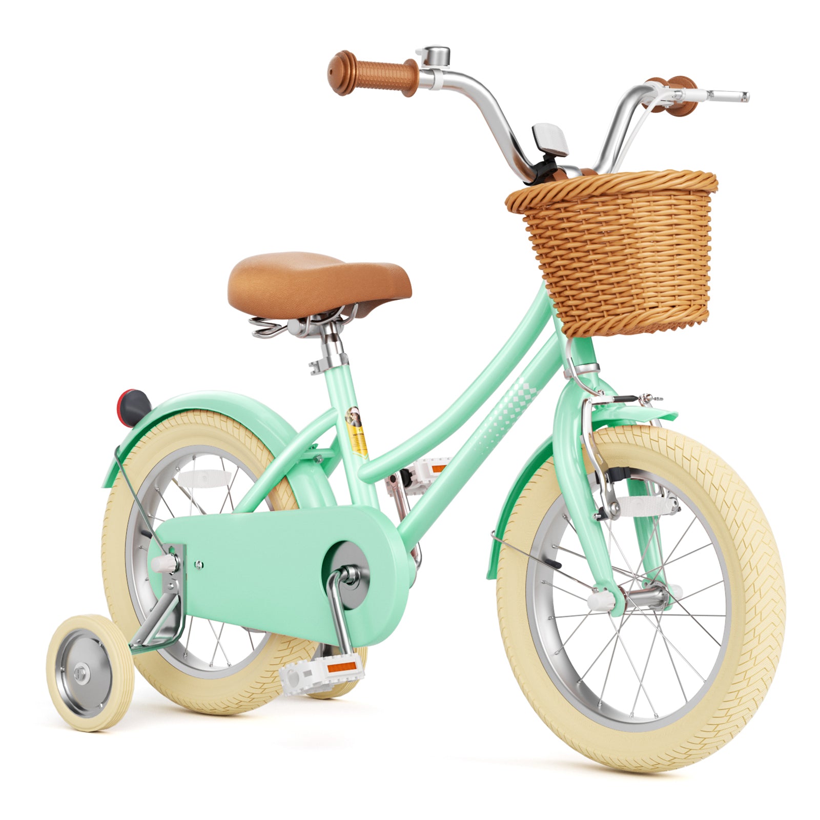 KORIMEFA Girls Bike for 3-12 Years Old Toddlers , 12 14 16 Inch Kids Bike with Training Wheels , 20 Inch Children Bicycles with Kickstand