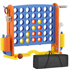 KORIMEFA Jumbo 4-to-Score Giant Game Set 4 in a Row Connect Game Perfect for Kids Adults Outdoor Holiday Party Family yard Game