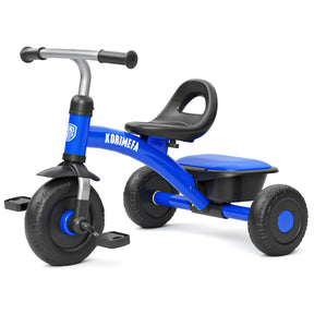 KORIMEFA Kids Tricycle for Toddlers Age 2-5, Birthday Gift for Boy Girl, Toddler Trike with Quiet Ride Wheels, Storage Bin, Comfort Grip Handlebars
