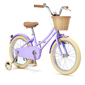 KORIMEFA Girls Bike for 3-12 Years Old Toddlers , 12 14 16 Inch Kids Bike with Training Wheels , 20 Inch Children Bicycles with Kickstand