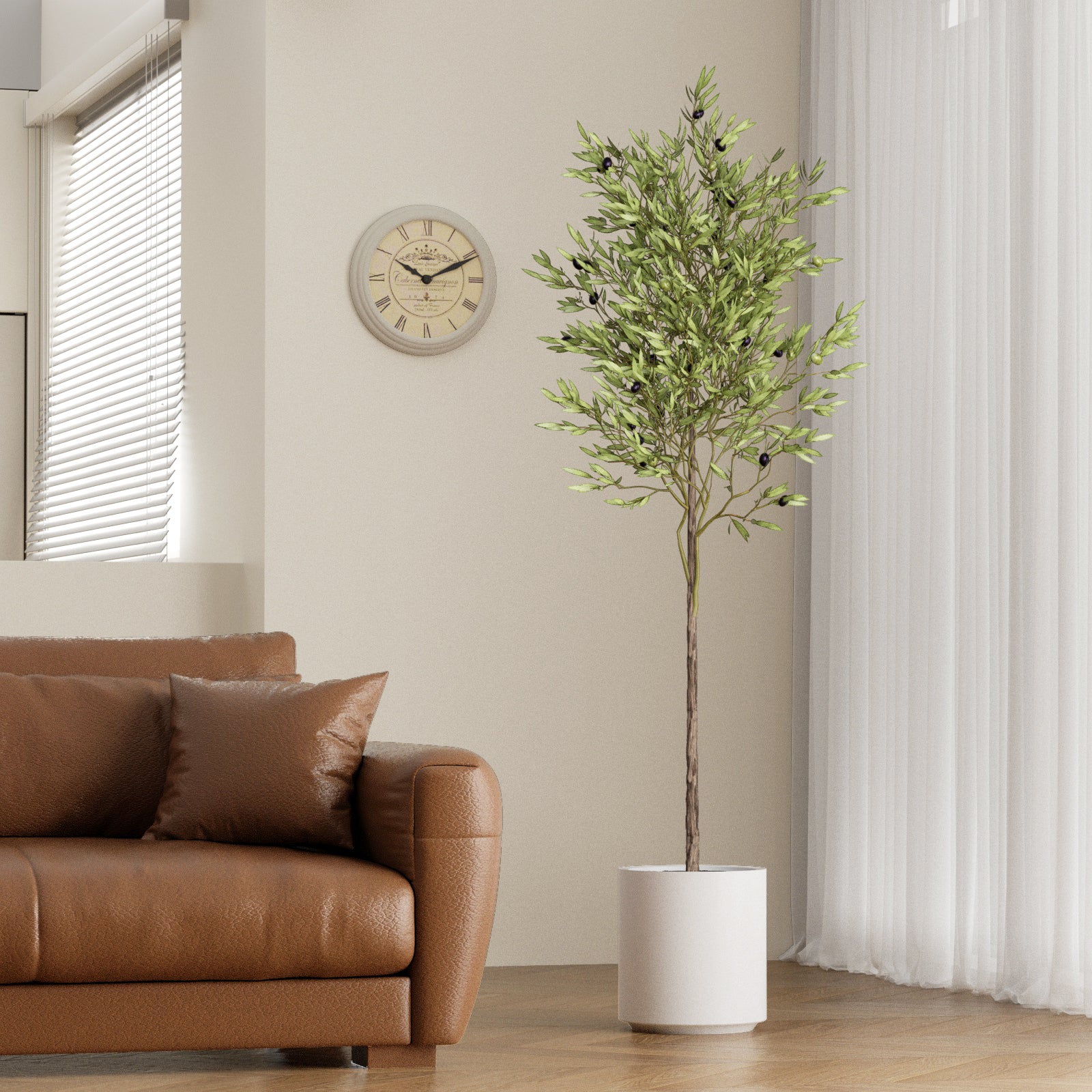 XJD Potted Olive Tree, 3 Size Options