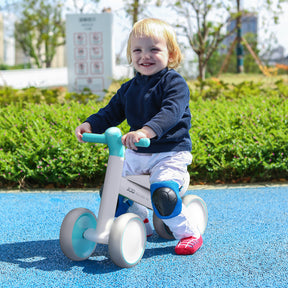 XJD Baby Balance Bike, 4 Wheels for Toddlers as A Birthday Gift - Mint Green
