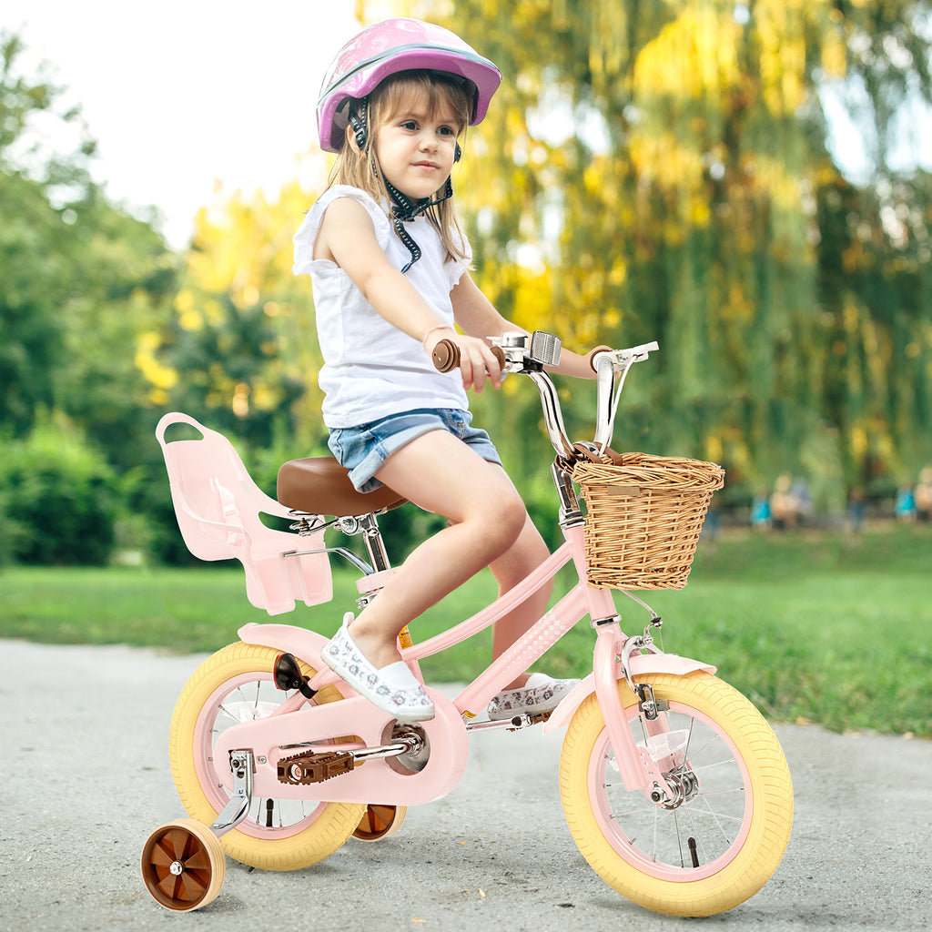 XJD Kids Bicycle for Toddlers and Children 3+ Years Old, 12 14 16 20 inch Bike for Girls and Boys, with Basket and Bell Training Wheels, Adjustable XJD Kids Bicycle for Toddlers and Children 3+ Years Old, 12 14 16 20 inch Bike for Girls and Boys, with Basket and Bell Training Wheels, Adjustable