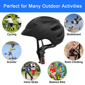 KORIMEFA Toddler Helmet, Kids Bike Helmet, Baby Multi-Sport Adjustable Skateboard Helmet for Kids Boys Girls Helmet Lightweight for Age 1+