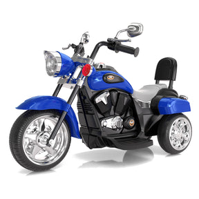 Kids Ride on Motorcycle, 6V 4.5AH Battery Powered Motorcycle w/Horn, Headlight, Forward/Reverse Switch, 3 Wheels Toys for Boys Girls Gift (Blue, White, Pink, Red, Orange)