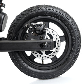 XJD 24V 150W Kids Electric Balance Bike, Ages 3-5, 12" Inflatable Tire, Adjustable Seat, Black