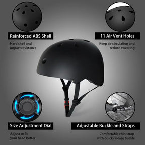 Kids Bike Helmet, Toddler Bicycles Helmets for 3-12 Boys Girls, Adjustable Cycling Multi-Sport Child's Helmet for Roller Skating Scooter CPSC