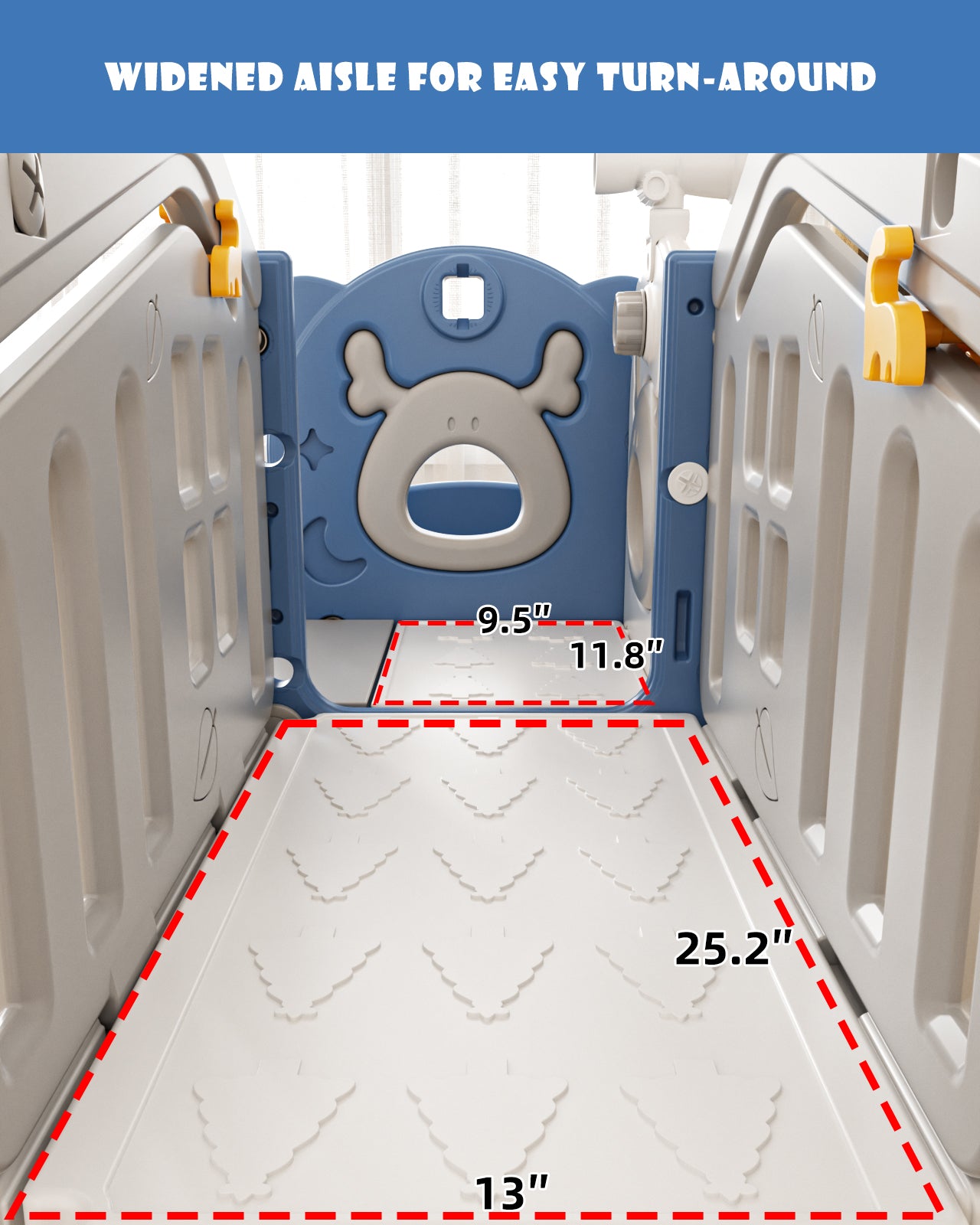 KORIMEFA 9-IN-1 Toddler Slide Set for kids Age 1-5, Bus-Themed Climber Indoor Outdoor Playset with Slide, Golf, Basketball Hoop, Climber, Wheel