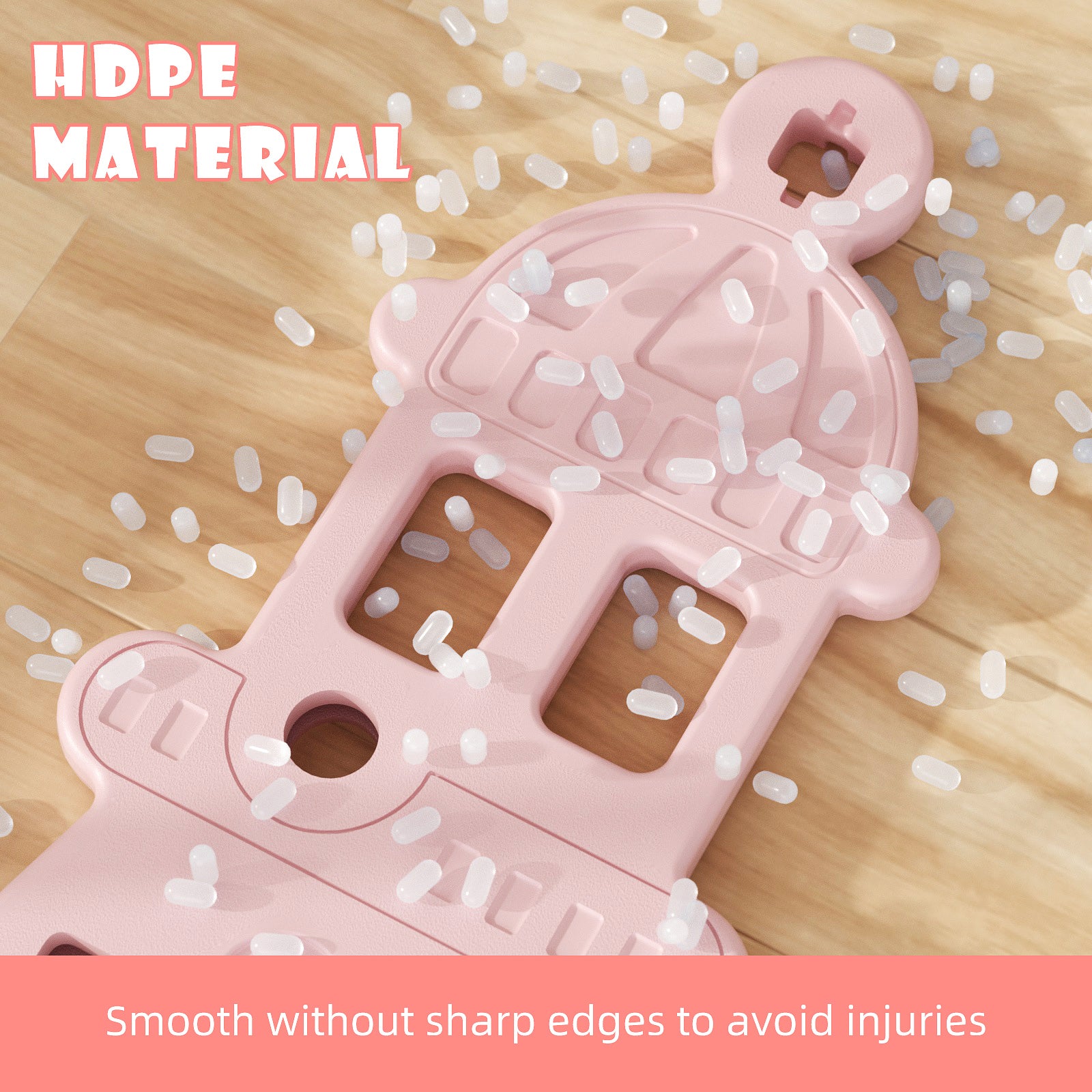 Pre-sale, XJD 5-in-1 Toddler Slide and Swing Set, Pink