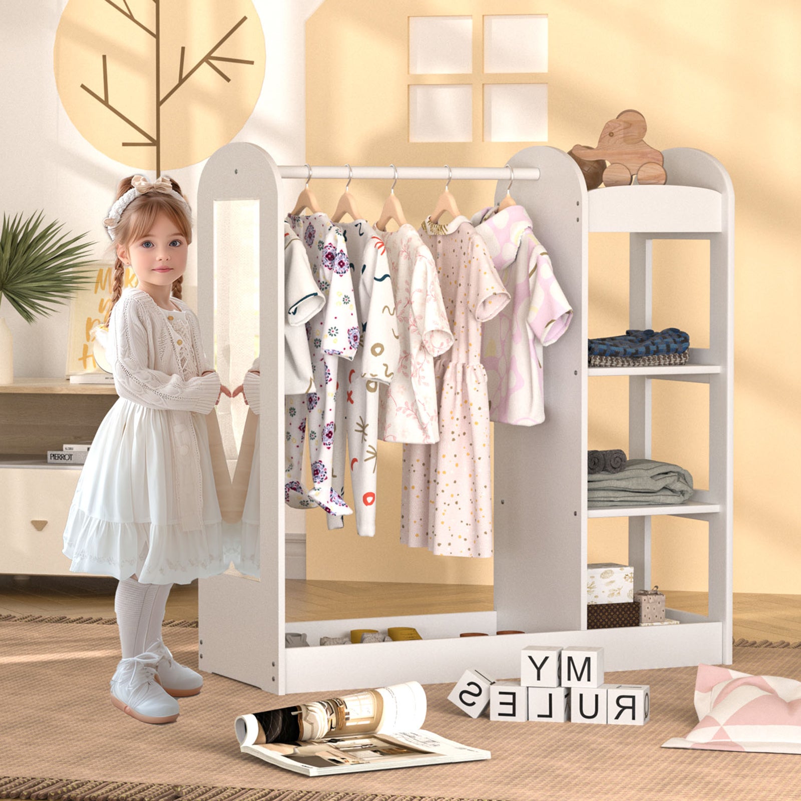 Disha Pretend N Play Dress Up Unit Toddler Dress-Up Station Disha Pretend N Play Dress Up Unit Toddler Dress-Up Station
