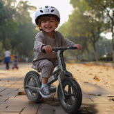 XJD 24V 150W Kids Electric Balance Bike, Ages 3-5, 12" Inflatable Tire, Adjustable Seat, Black