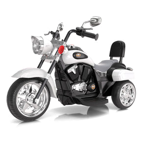 Kids Ride on Motorcycle, 6V 4.5AH Battery Powered Motorcycle w/Horn, Headlight, Forward/Reverse Switch, 3 Wheels Toys for Boys Girls Gift (Blue, White, Pink, Red, Orange)
