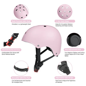 Kids Bike Helmet, Toddler Bicycles Helmets For Boys Girls, Adjustable Cycling Multi-Sport Child's Helmet for Roller Skating Scooter
