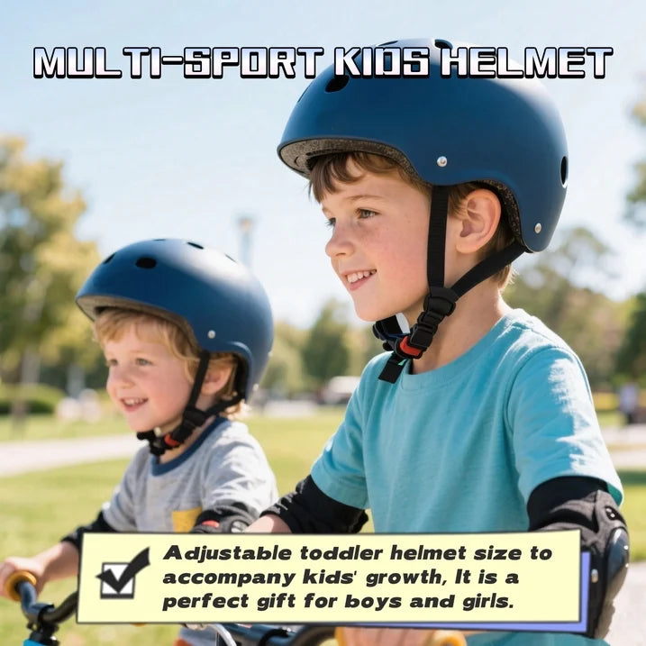Kids Bike Helmet, Toddler Bicycles Helmets For Boys Girls, Adjustable Cycling Multi-Sport Child's Helmet for Roller Skating Scooter