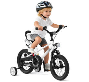 KORIMEFA Kids Bike, Boy Bicycle with Training Wheels for 3-6 Years Old Toddlers, Children Bicycle with Water Bottle Holder & Headlight & Training Wheels