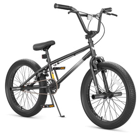 KORIMEFA Freestyle Kids BMX Bikes 18 20 Inch Kids Bicycles for Years Old Boys Girls Teen with Adjustable Seat and Handbrake, for Kids 7-13 Beginner-Level to Advanced Rider