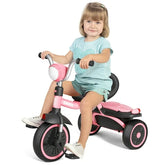 KORIMEFA Kids Tricycles Age 1 to 4 Years, Toddler Tricycle Kids Trikes Tricycle with Storage Basket, Gift Toddler Bikes, Gift Toys for Boy Girl
