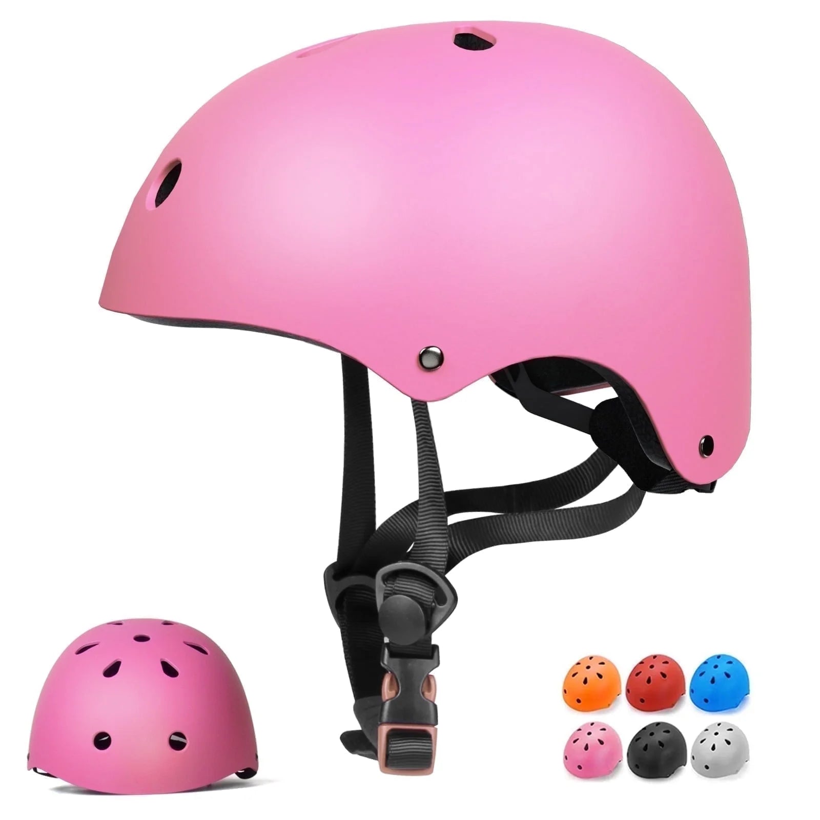 Kids Bike Helmet, Toddler Bicycles Helmets for 3-12 Boys Girls, Adjustable Cycling Multi-Sport Child's Helmet for Roller Skating Scooter CPSC