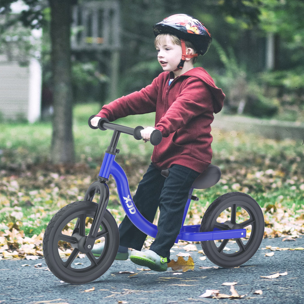 XJD Toddler Balance Bike No Pedal Bicycle for Girls Boys Ages 18 Months to 5 Years Old Blue
