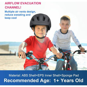 KORIMEFA Toddler Helmet, Kids Bike Helmet, Baby Multi-Sport Adjustable Skateboard Helmet for Kids Boys Girls Helmet Lightweight for Age 1+