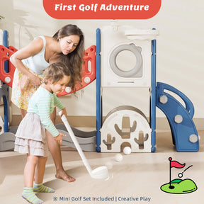 KORIMEFA 12 in 1 Toddler Slide Set, Kids PlaySet with Swing Playground for Baby 1-3 Years, Toddler Climber Slide Slide PlaySet with Basketball Hoop,Outdoor Indoor Playground for Toddlers Upgraded