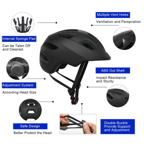 KORIMEFA Toddler Helmet, Kids Bike Helmet, Baby Multi-Sport Adjustable Skateboard Helmet for Kids Boys Girls Helmet Lightweight for Age 1+