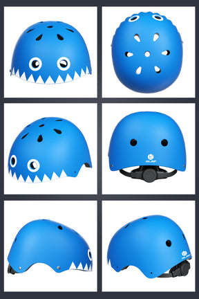 GLAF Kids Bike Helmets in Blue White In Stock USA