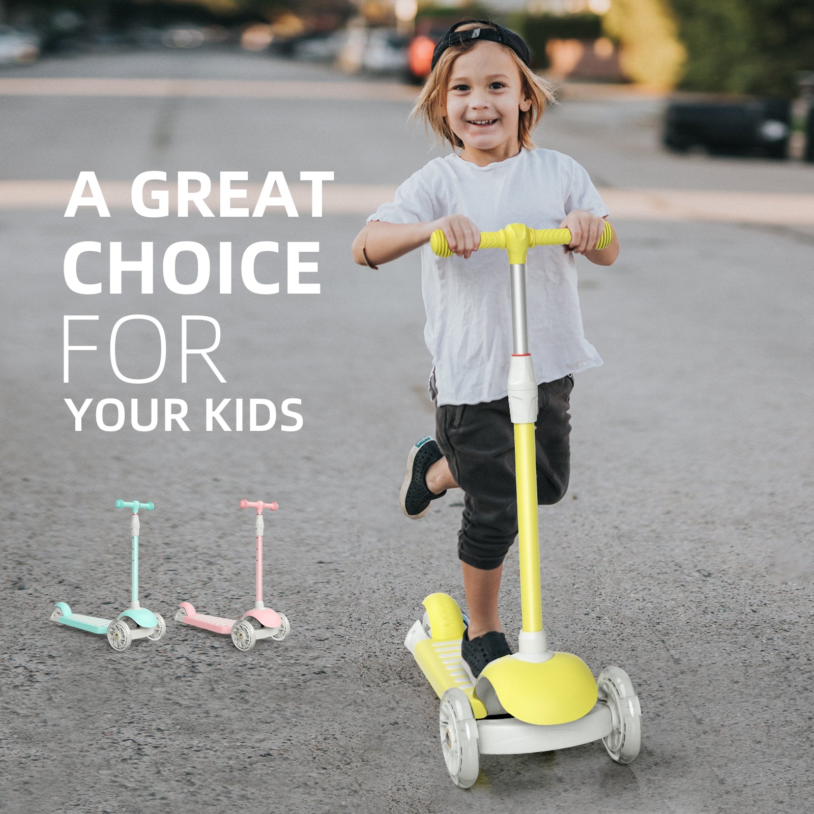 67i Yellow Kids Scooter In Stock USA