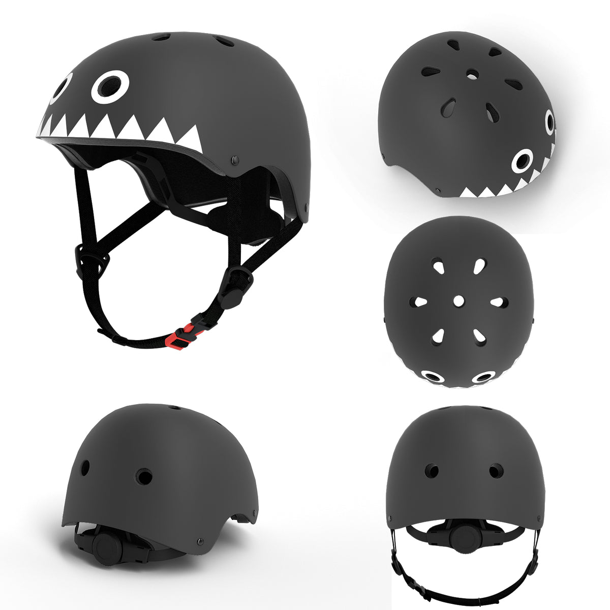 GLAF Kids Bike Helmets in Black White In Stock USA