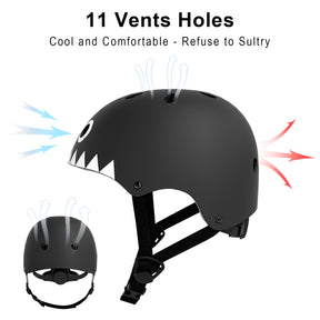 GLAF Kids Bike Helmets in Black White In Stock USA