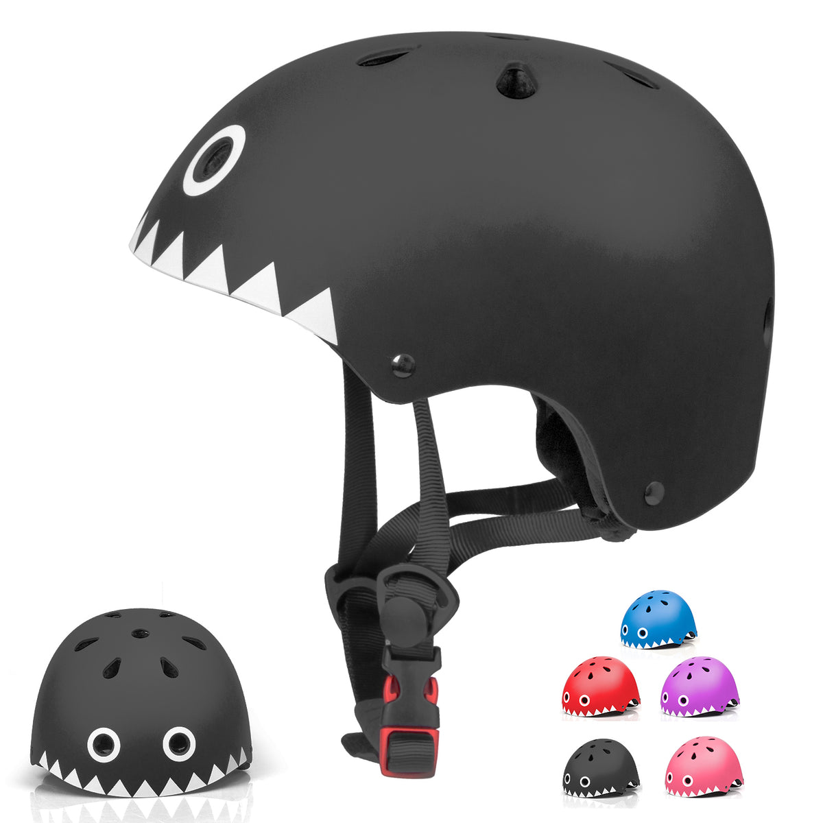 GLAF Kids Bike Helmets in Black White In Stock USA