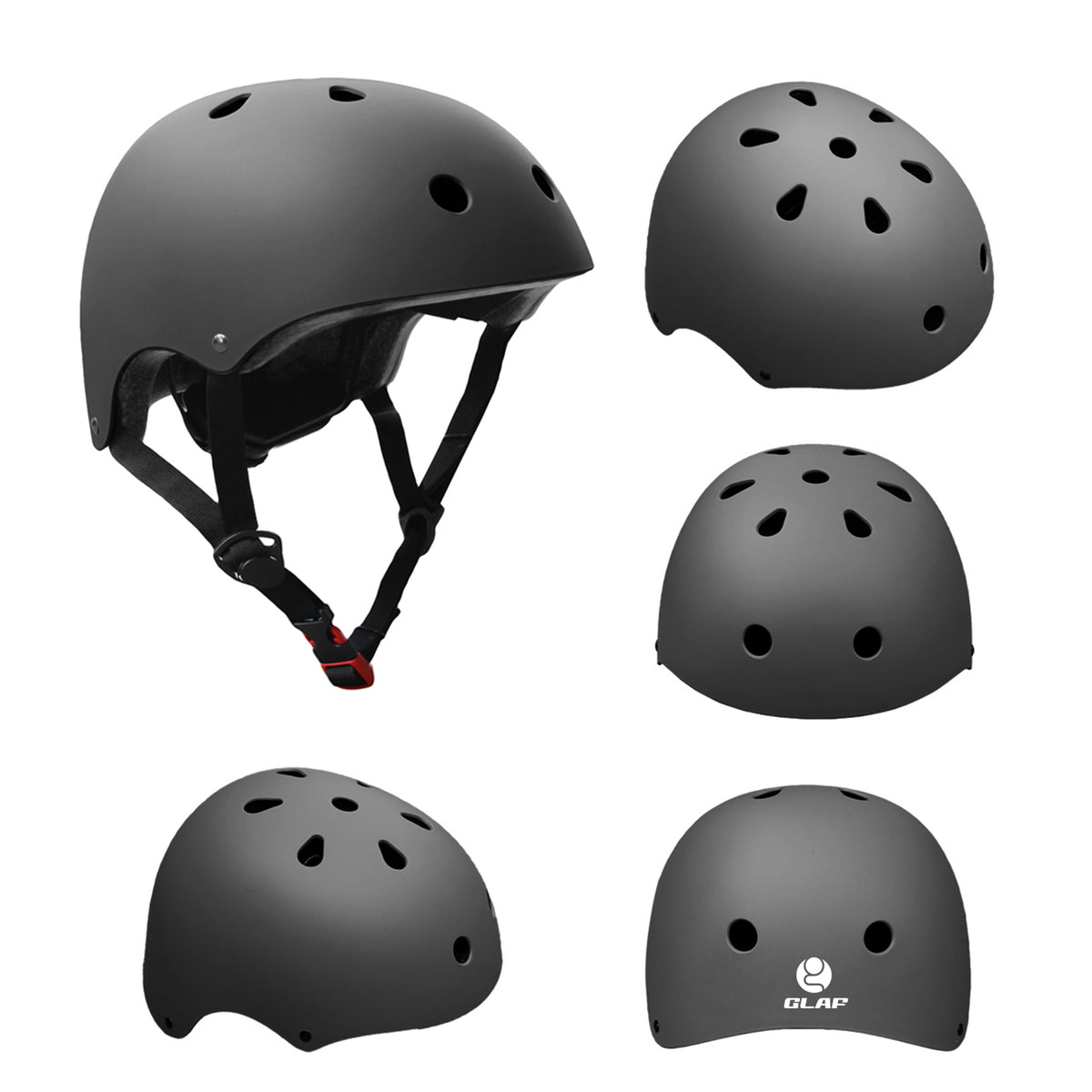 GLAF Kids Bike Helmets in Black In Stock USA