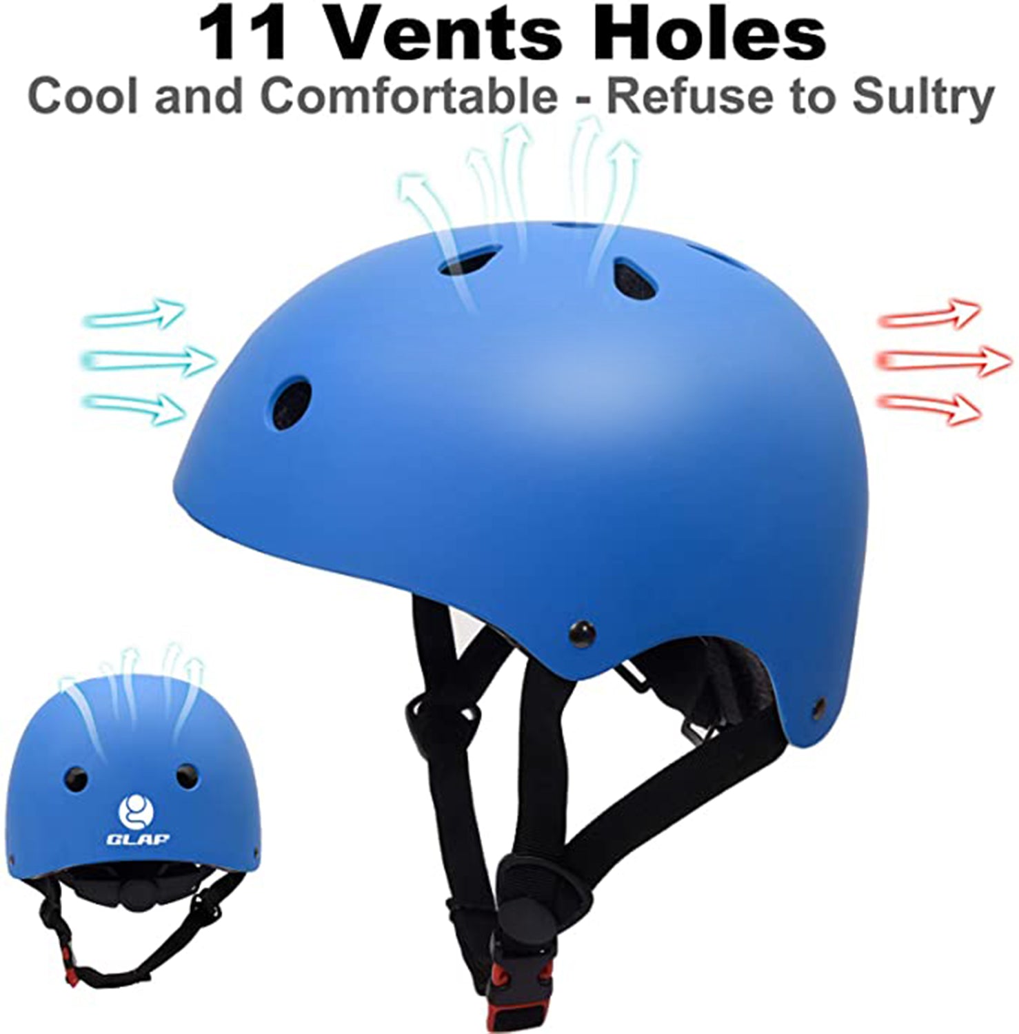bike helmets usa GLAF Kids Bike Helmets in Blue In Stock USA