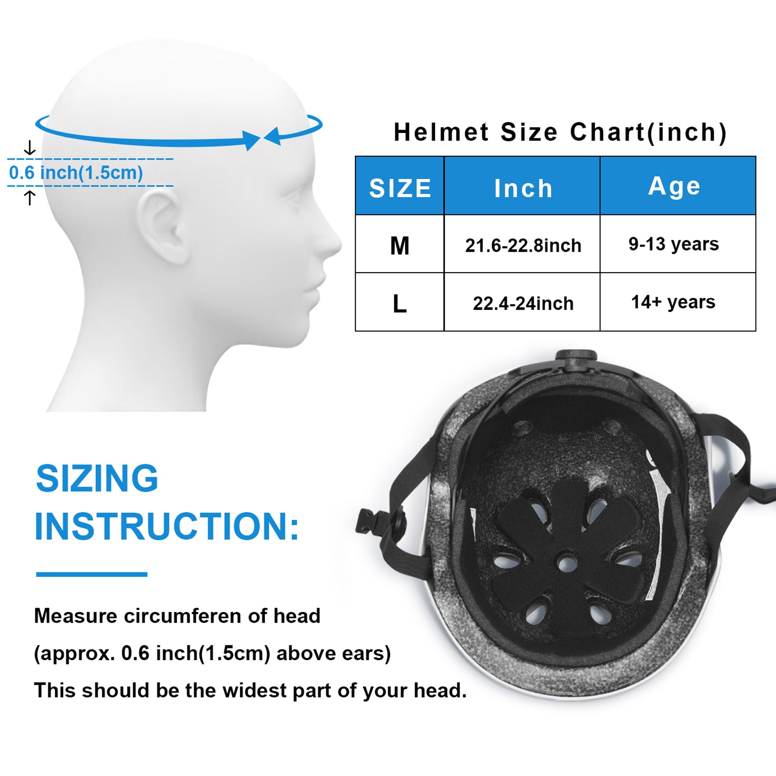 bike helmet size for 9 year old TurboSke Toddler Kids Helmet, Multi-Sport Adjustable Boys and Girls (Aqua Blue, Small: 48-52cm/18.8"-20.5") : Sports & Outdoors Not suitable for children under 3 years due to small parts and long strap which may be a choking and strangulation hazard. Glaf Kids Bike Helmet Toddler