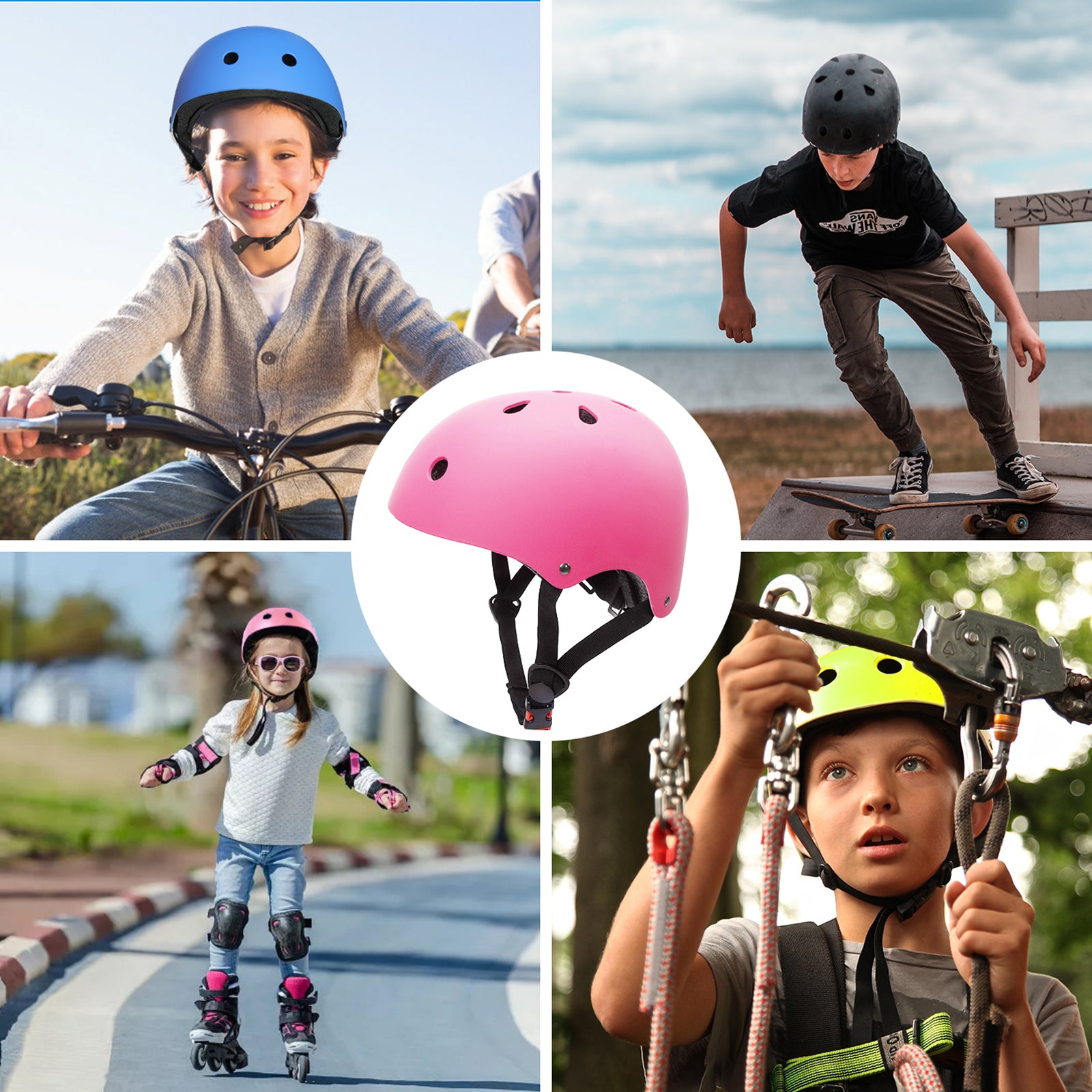 GLAF Kids Bike Helmets in Pink In Stock USA