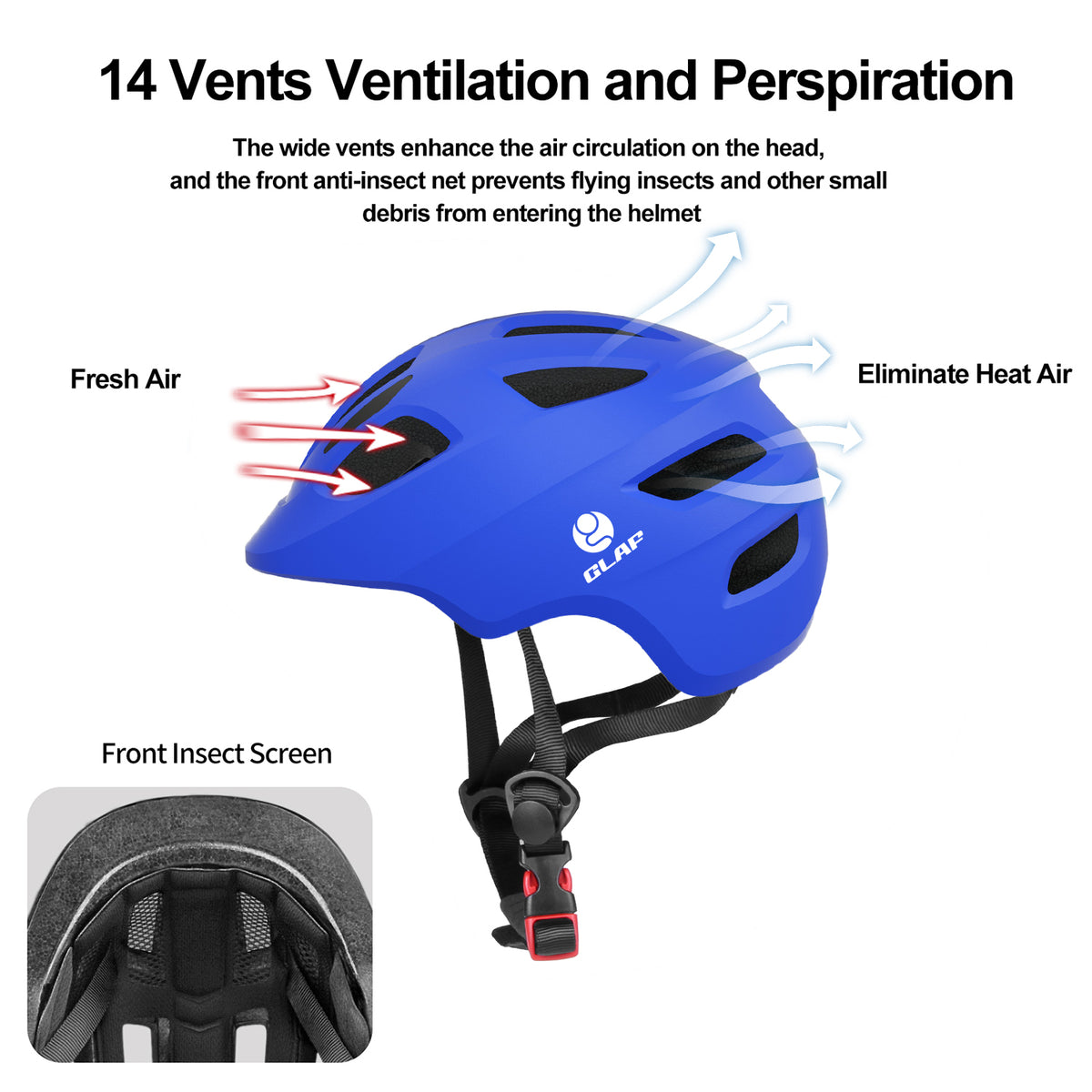 Glaf Kids Helmets Matte Blue In Stock USA