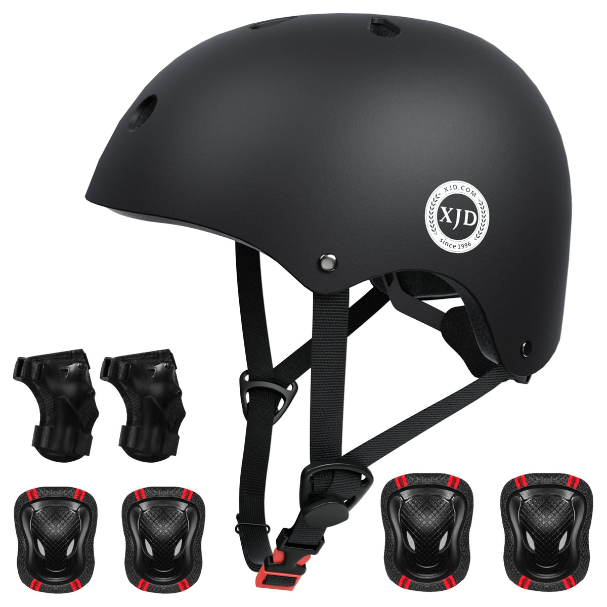 XJD Kids Bike Helmet Protective Gear Set Black In Stock USA XJD Kids Bike Helmet Protective Gear Set Black In Stock USA