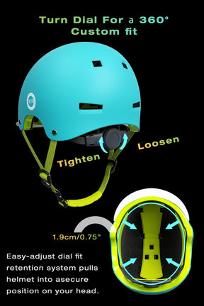 XJD Kids Bike Helmet Sky Blue In Stock USA